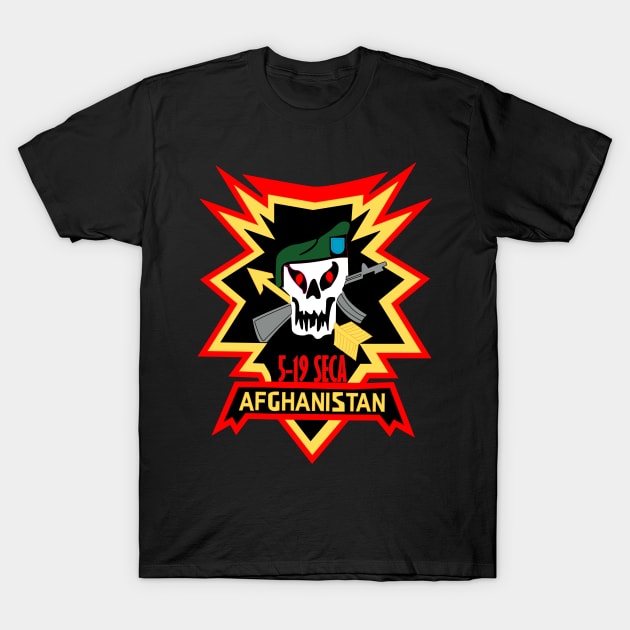 SOF - 5th Bn 19th SFG - Afghanistan - GB T-Shirt by twix123844